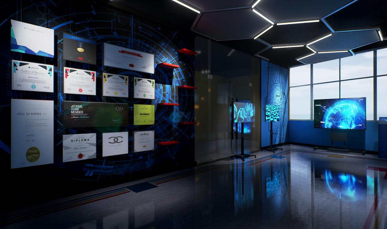 线上云端VR企业多媒体展厅设计